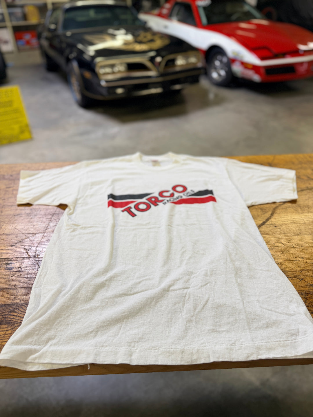 Vintage Torco Racing Oils Tee XL Deadstock 80s 90s NHRA Drag Racing Shirt