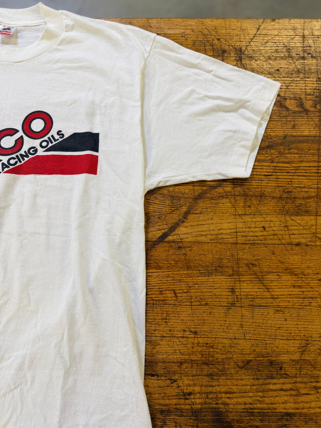 Vintage Torco Racing Oils Tee XL Deadstock 80s 90s NHRA Drag Racing Shirt