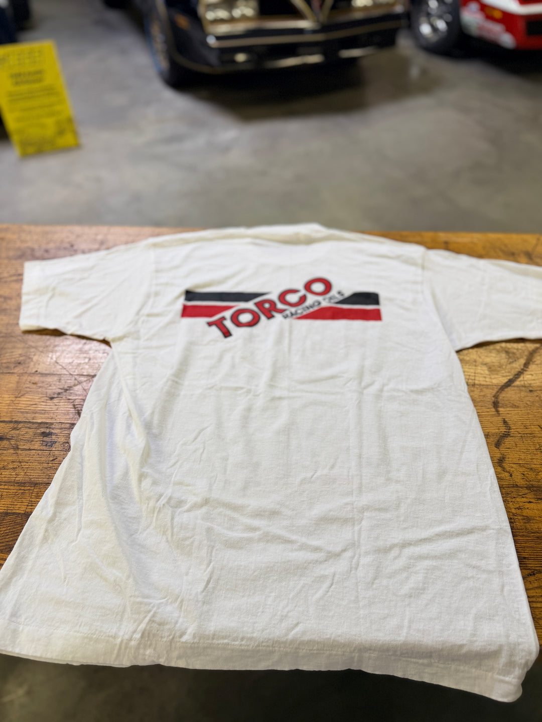 Vintage Torco Racing Oils Tee XL Deadstock 80s 90s NHRA Drag Racing Shirt
