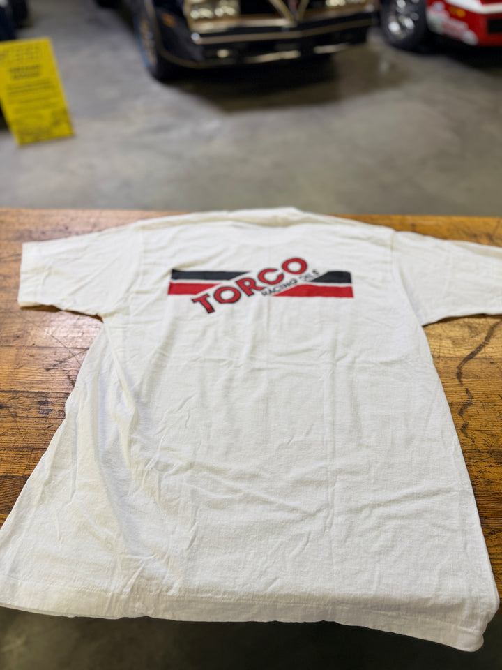 Vintage Torco Racing Oils Tee XL Deadstock 80s 90s NHRA Drag Racing Shirt