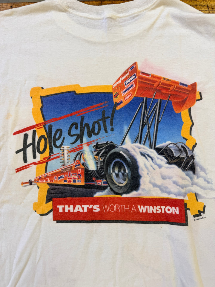 Vintage 90s NHRA Winston Drag Racing Tee (XL)