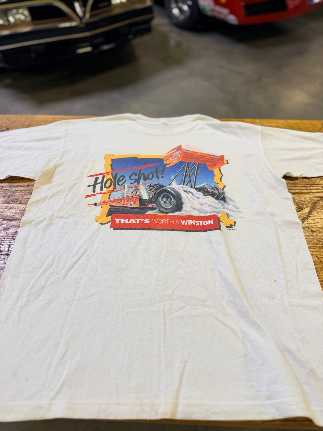 Vintage 90s NHRA Winston Drag Racing Tee (XL)