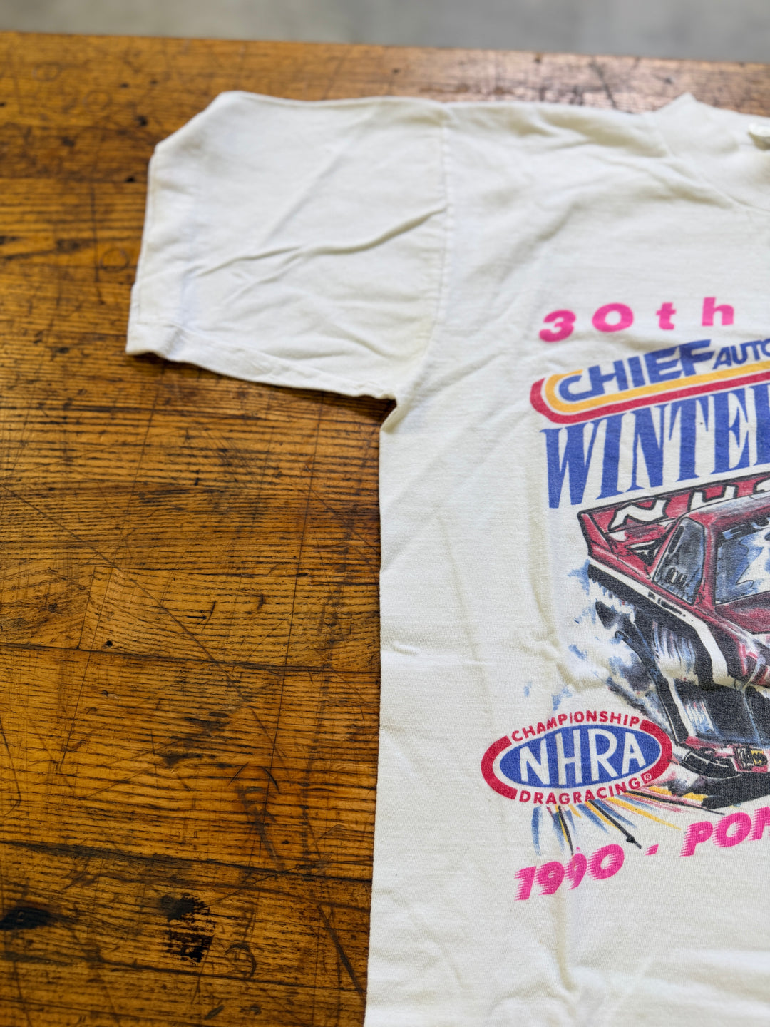 Vintage 1990 NHRA WinterNationals Tee (Medium)