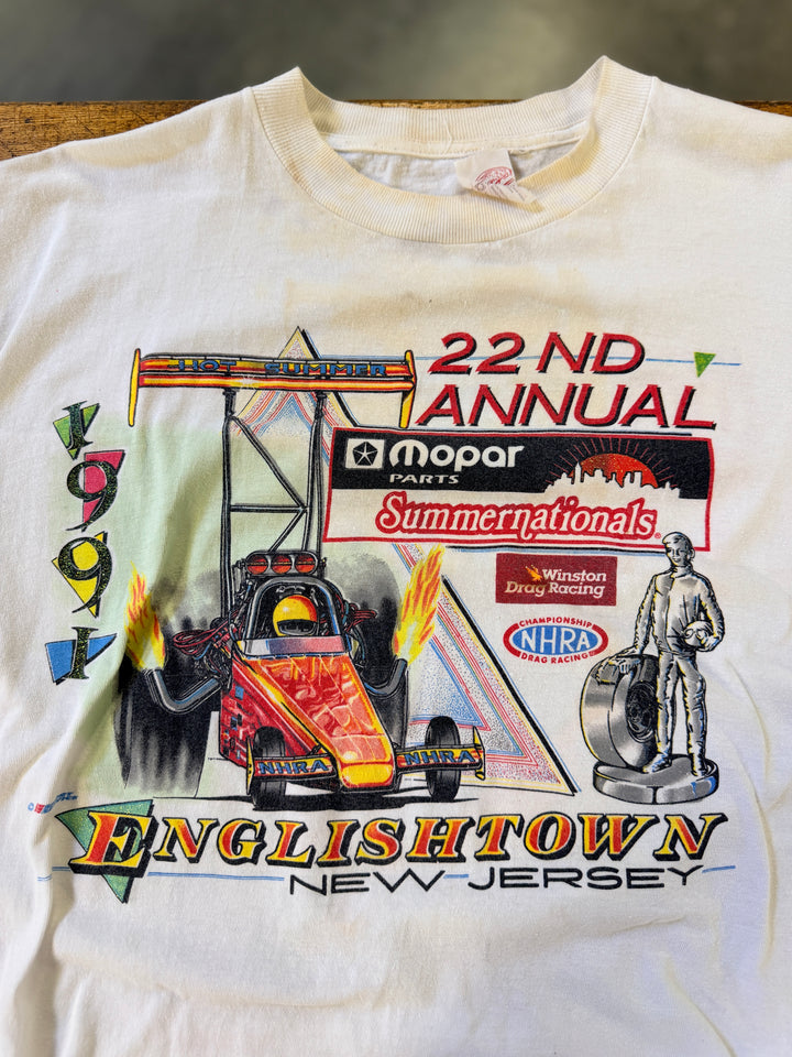 Vintage 1991 NHRA U.S. Nationals & Englishtown Event Tee (XL)