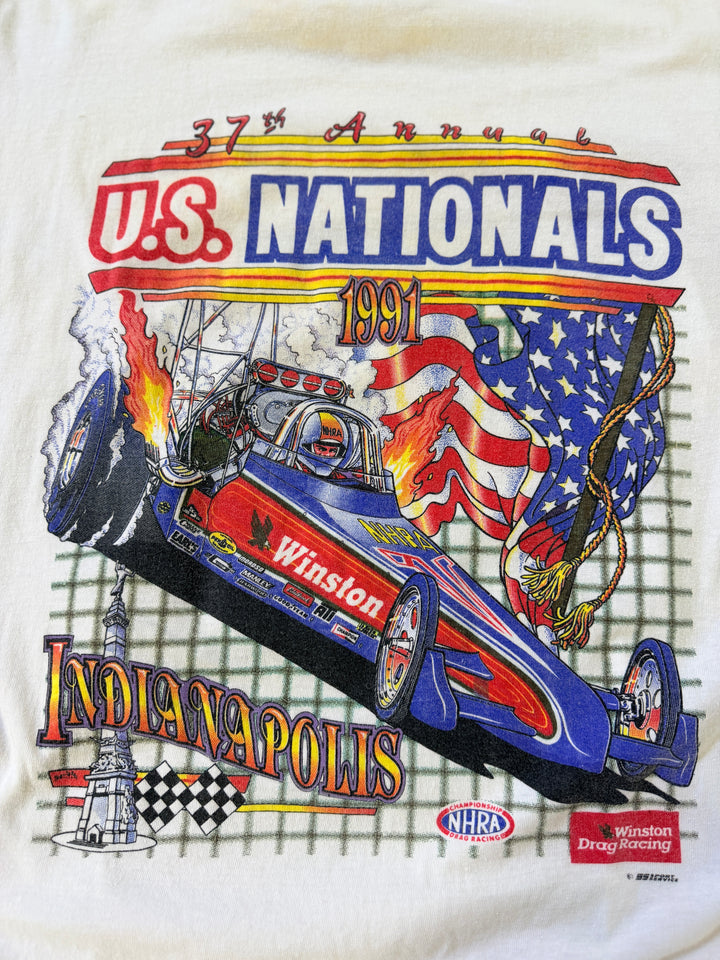 Vintage 1991 NHRA U.S. Nationals & Englishtown Event Tee (XL)