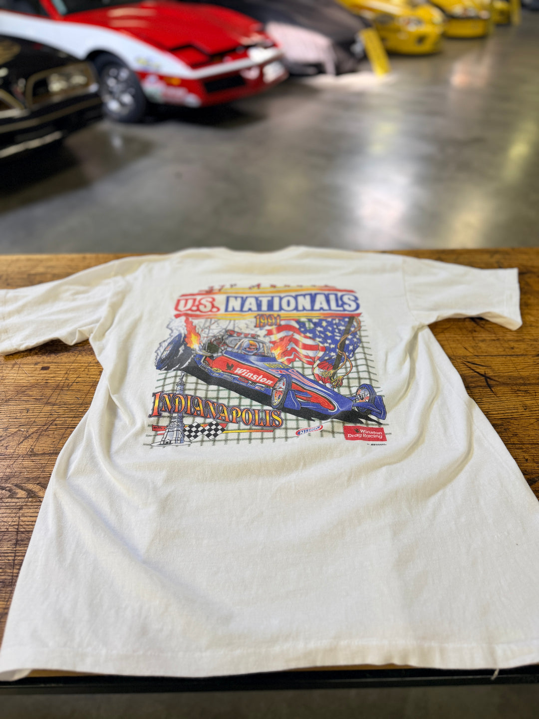 Vintage 1991 NHRA U.S. Nationals & Englishtown Event Tee (XL)