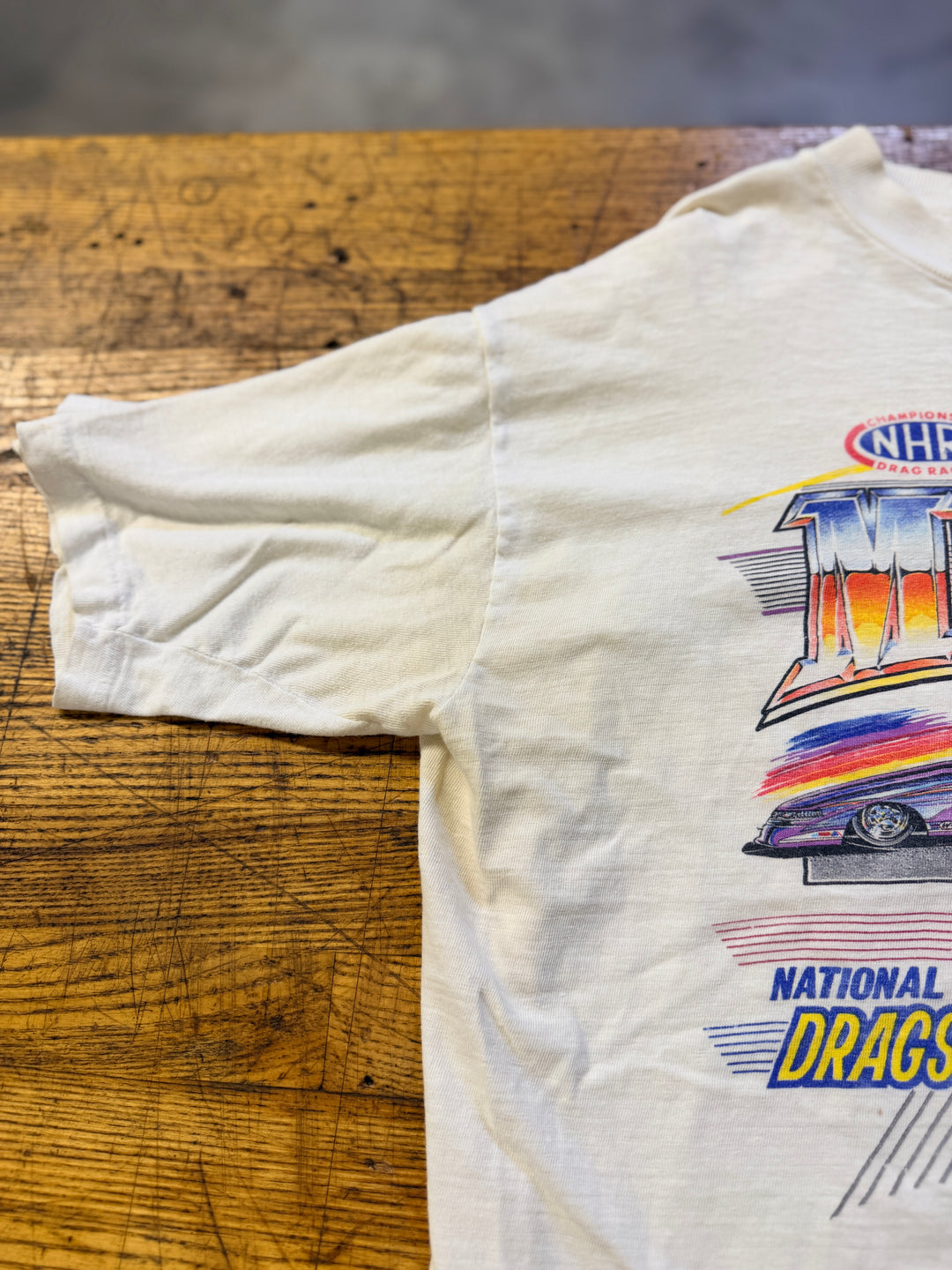 1991 NHRA Member Exclusive Tee (Winston Era)  National Dragster Subscription Shirt — Size XL