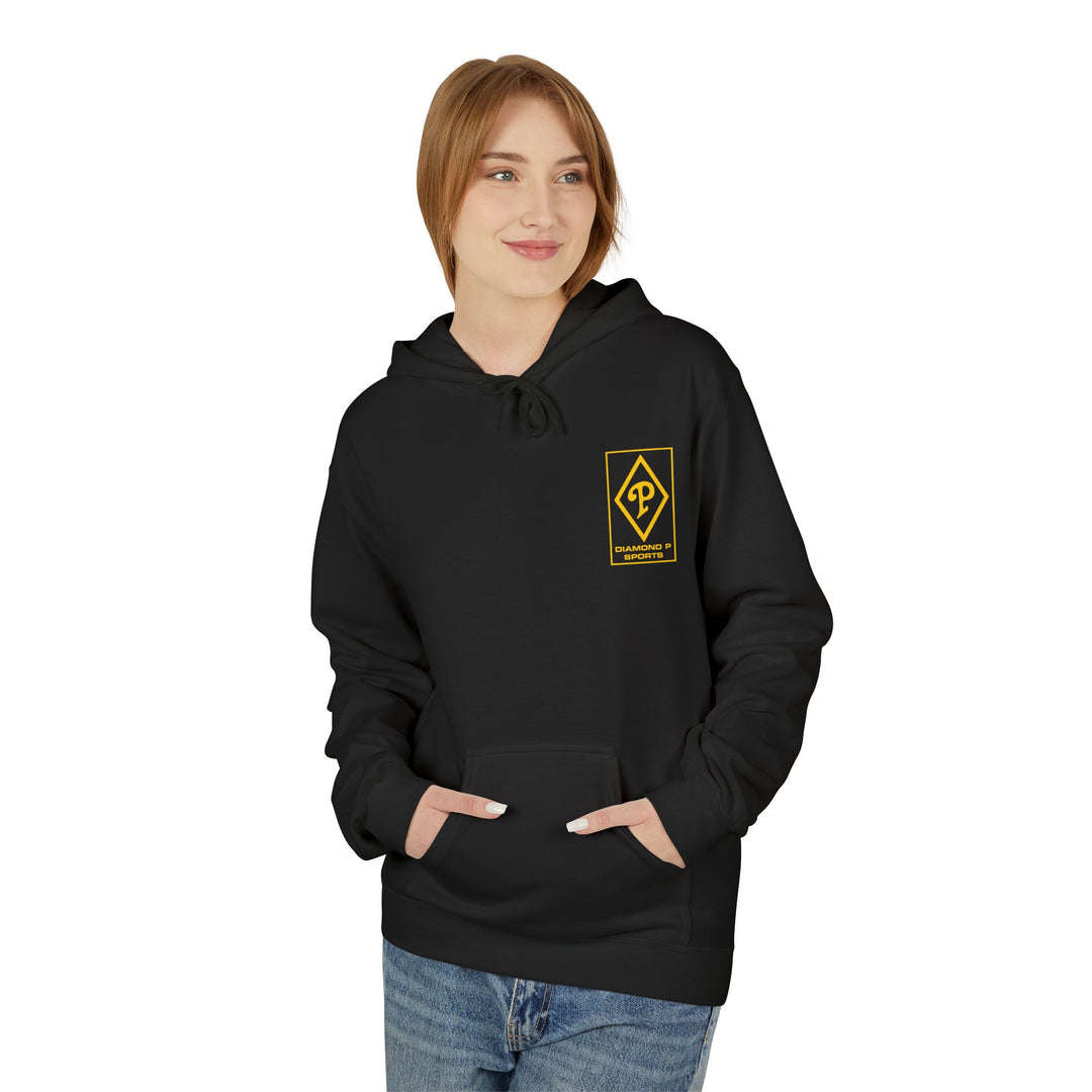 Revelry1 Vintage Diamond P Drag Racing Hoodie – Unisex Retro Motorsports Sweatshirt