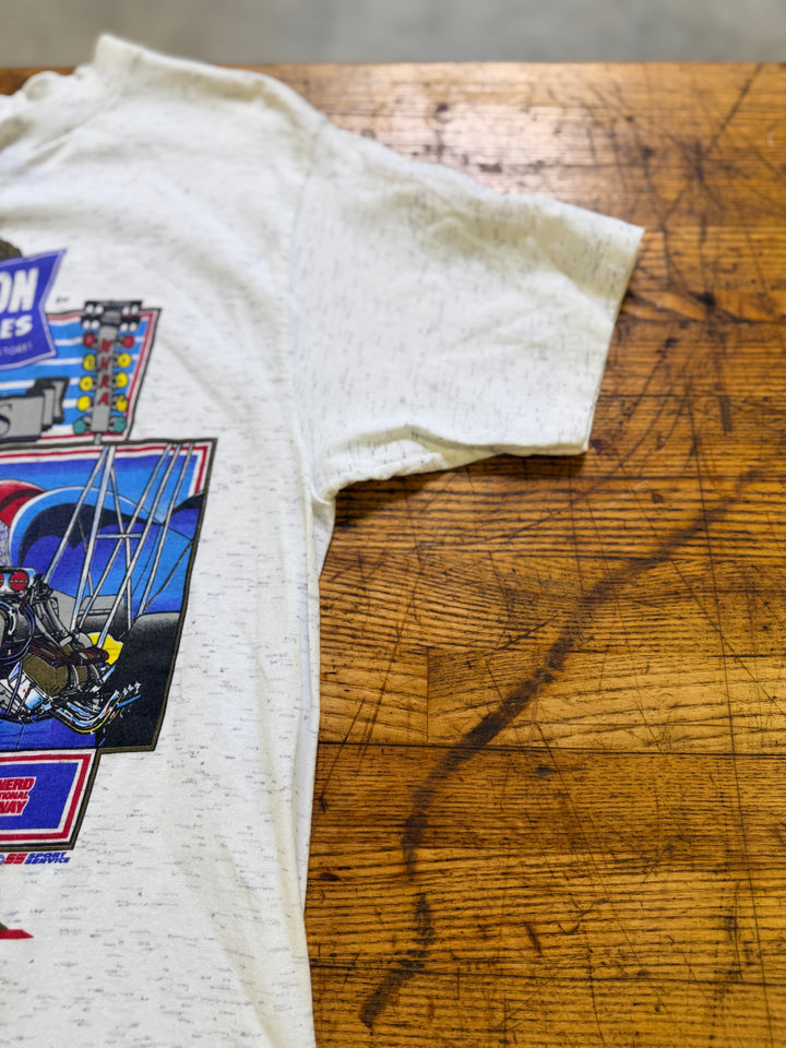Vintage 1992 NHRA Champion Auto Stores Nationals Tee (Large)