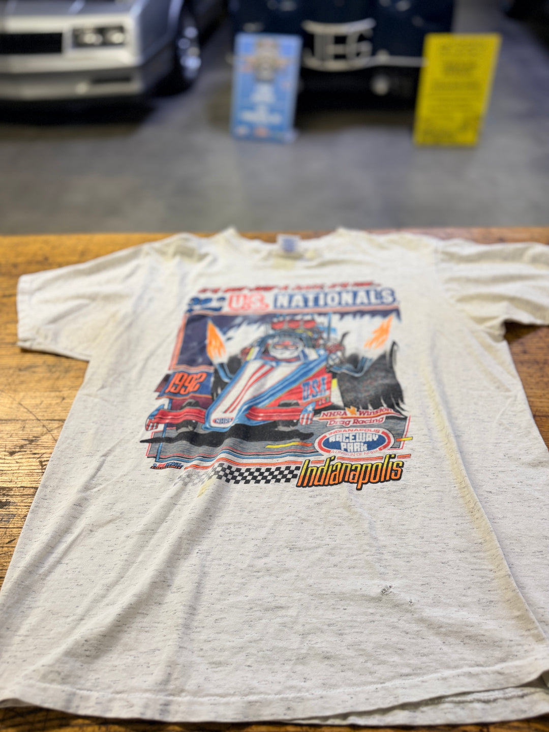 1992 U.S. Nationals Tee — “The Big Go”  Indianapolis, Indiana — Size XL