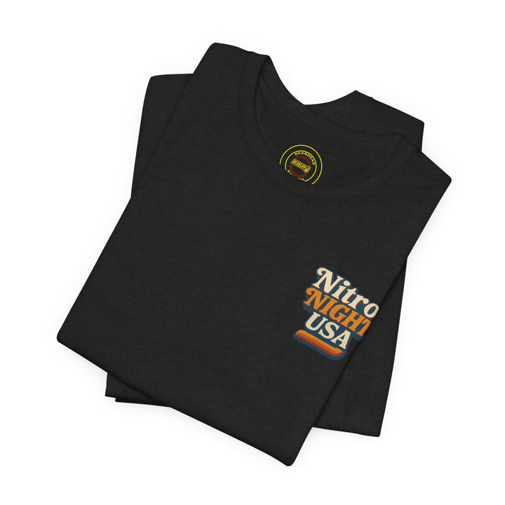 Revelry1 Vintage Funny Car Drag Racing “In the Beams” Jersey T-Shirt
