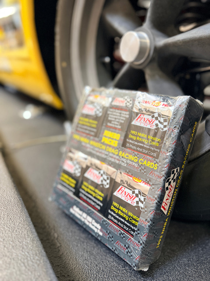 1993 Finish Line NHRA Winston Drag Racing Trading Cards Factory Sealed Jumbo Box – Complete 625 Card Set