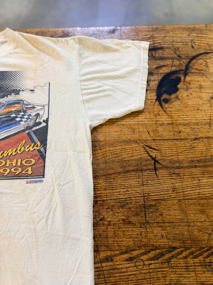 Vintage 1994 NHRA Springnationals T-Shirt (XL) – Oldsmobile Columbus Ohio Event Tee