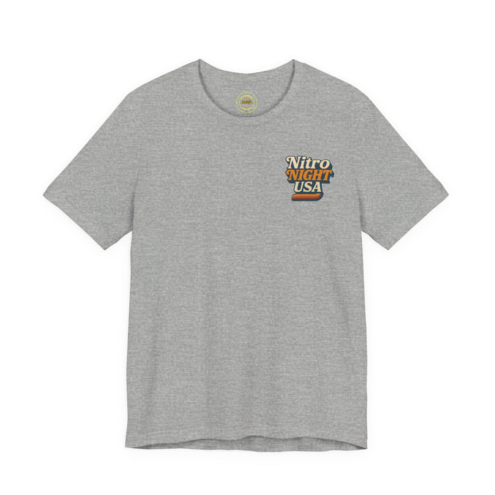 Revelry1 Vintage Funny Car Drag Racing “In the Beams” Jersey T-Shirt