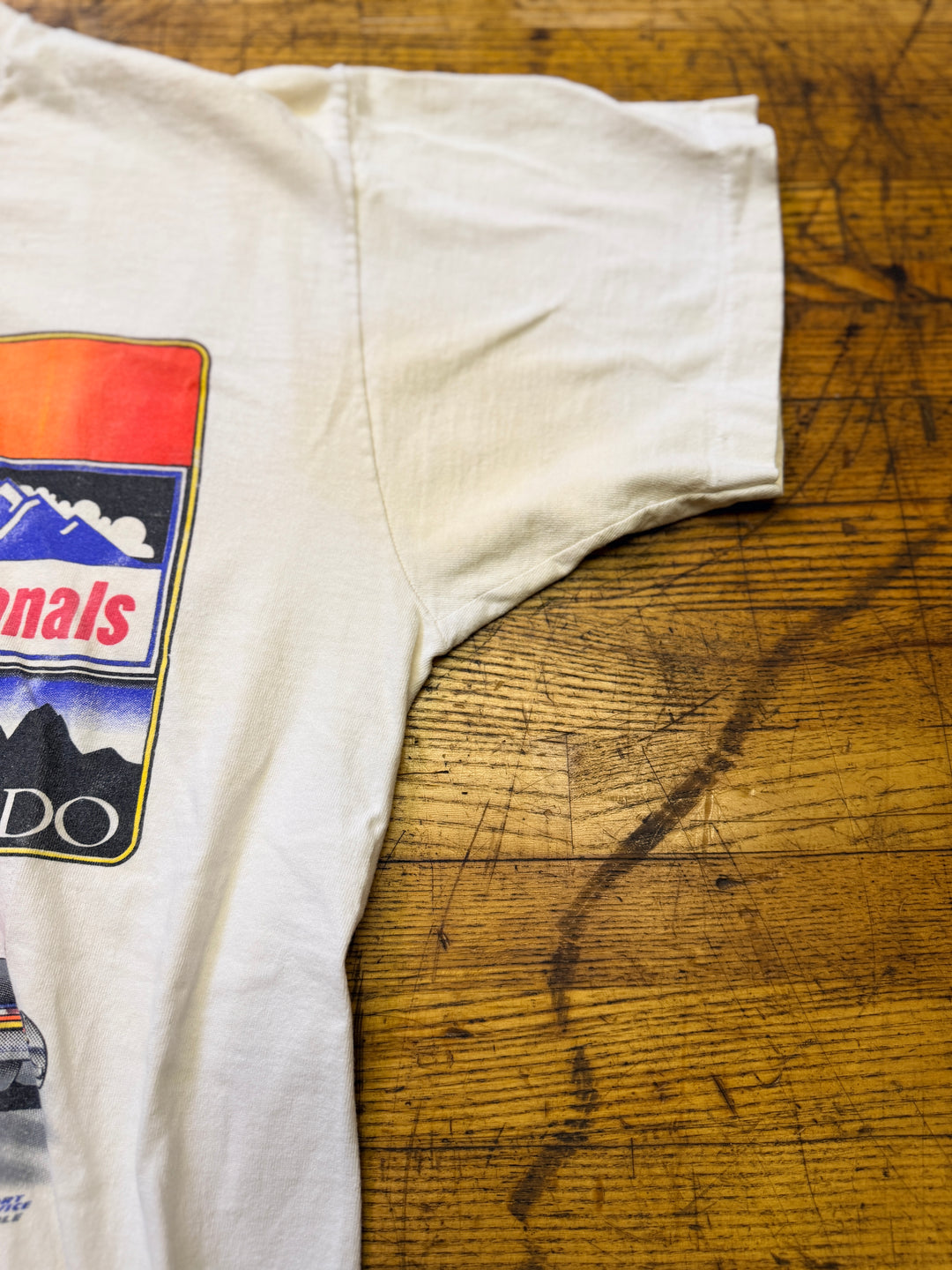 Vintage 1995 NHRA Mopar Mile-High Nationals Tee (Single Stitch, Size XL) – Denver Drag Racing Shirt