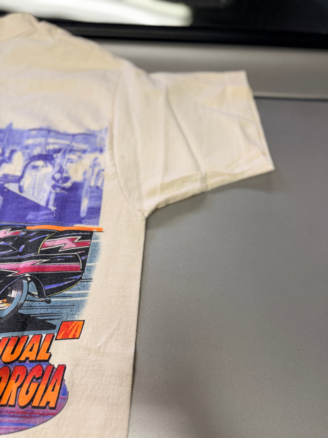 Vintage 1995 NHRA Mopar & Fram Nationals Tee (Single Stitch, Size M) – Rare Double Event Drag Racing Shirt