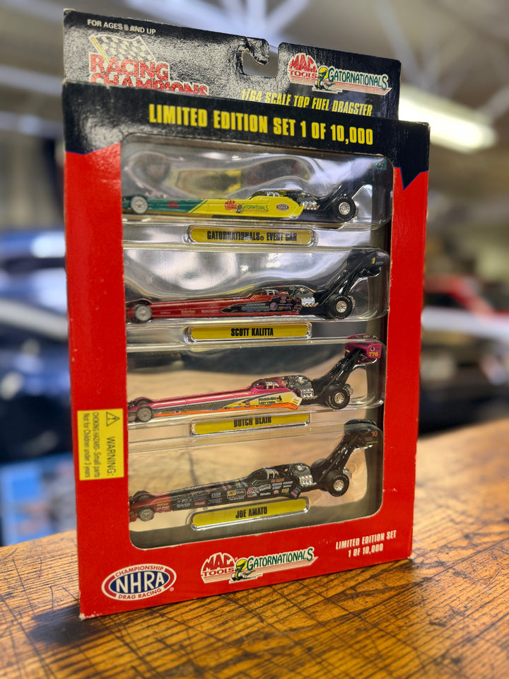 Rare 1996 Gator Nationals Top Fuel Diecast 4-Pack – 1:64 (1 of 10,000)