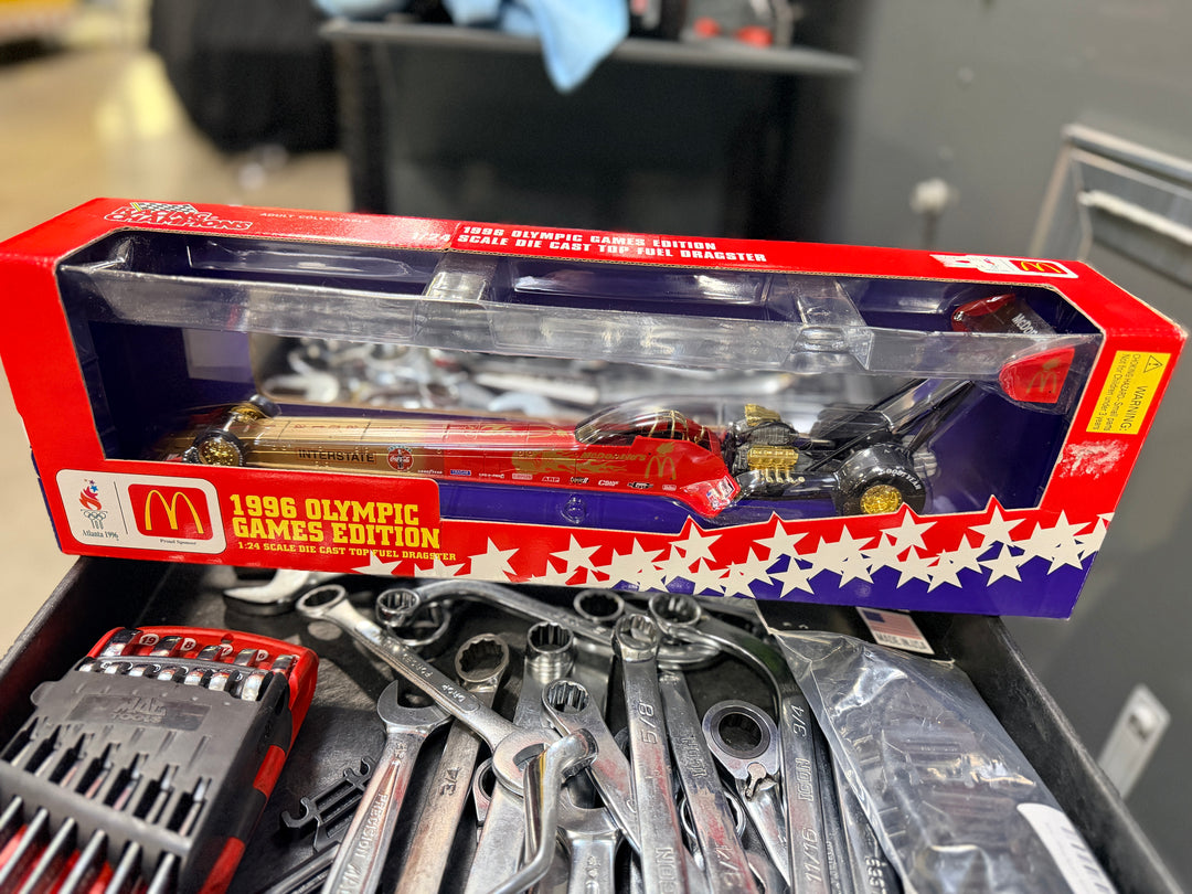Cory McClenathan 1996 McDonald’s USA Olympics Top Fuel Dragster 1:24 Racing Champions Die-Cast – Sealed