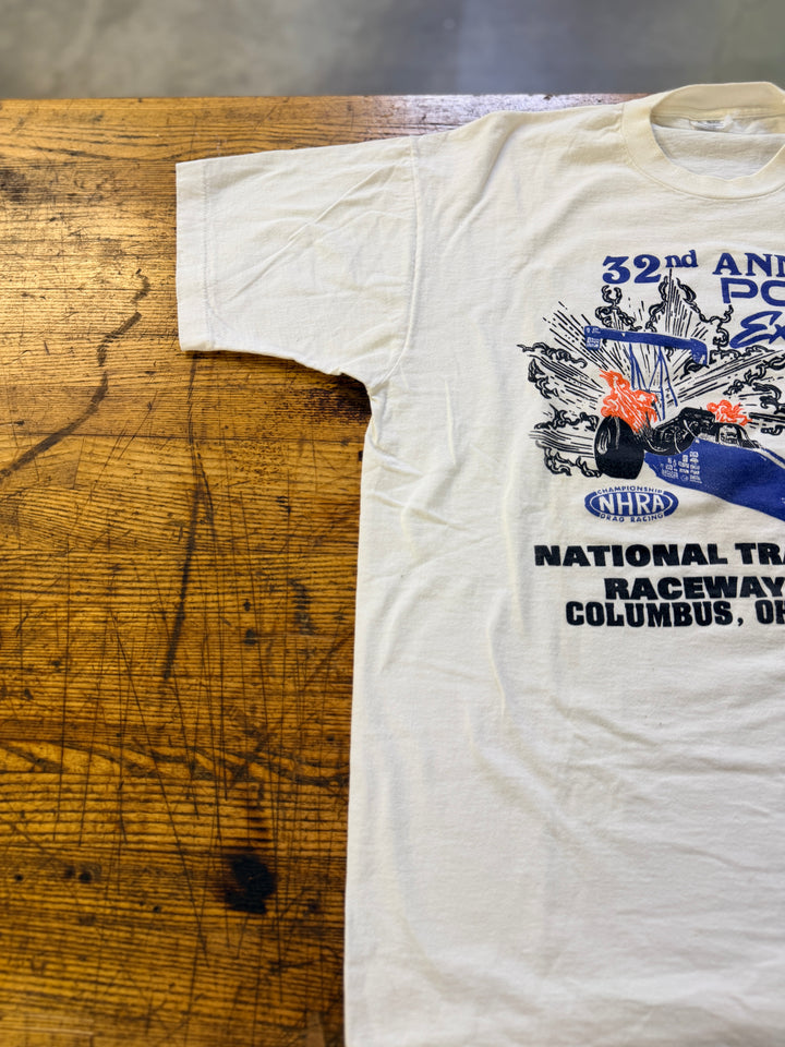 Vintage 1996 NHRA Pontiac Excitement Nationals T-Shirt (XL) – Double-Sided Columbus Ohio Event Tee