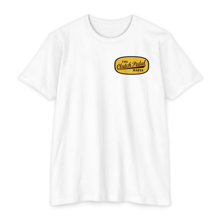 Revelry1 “Clutch Pedal Mafia” Vintage Logo Jersey T-Shirt for Stick Car Lovers