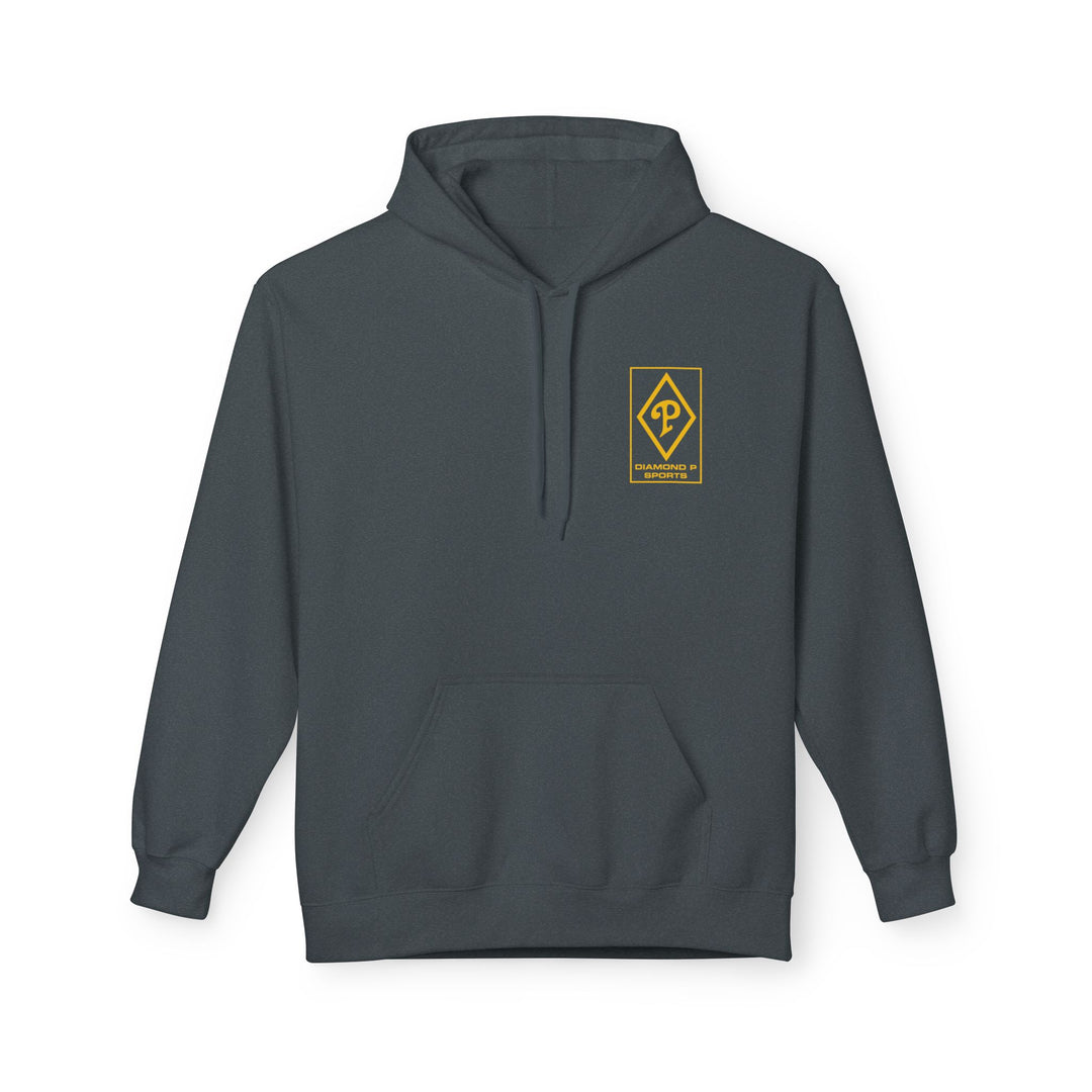 Revelry1 Vintage Diamond P Drag Racing Hoodie – Unisex Retro Motorsports Sweatshirt