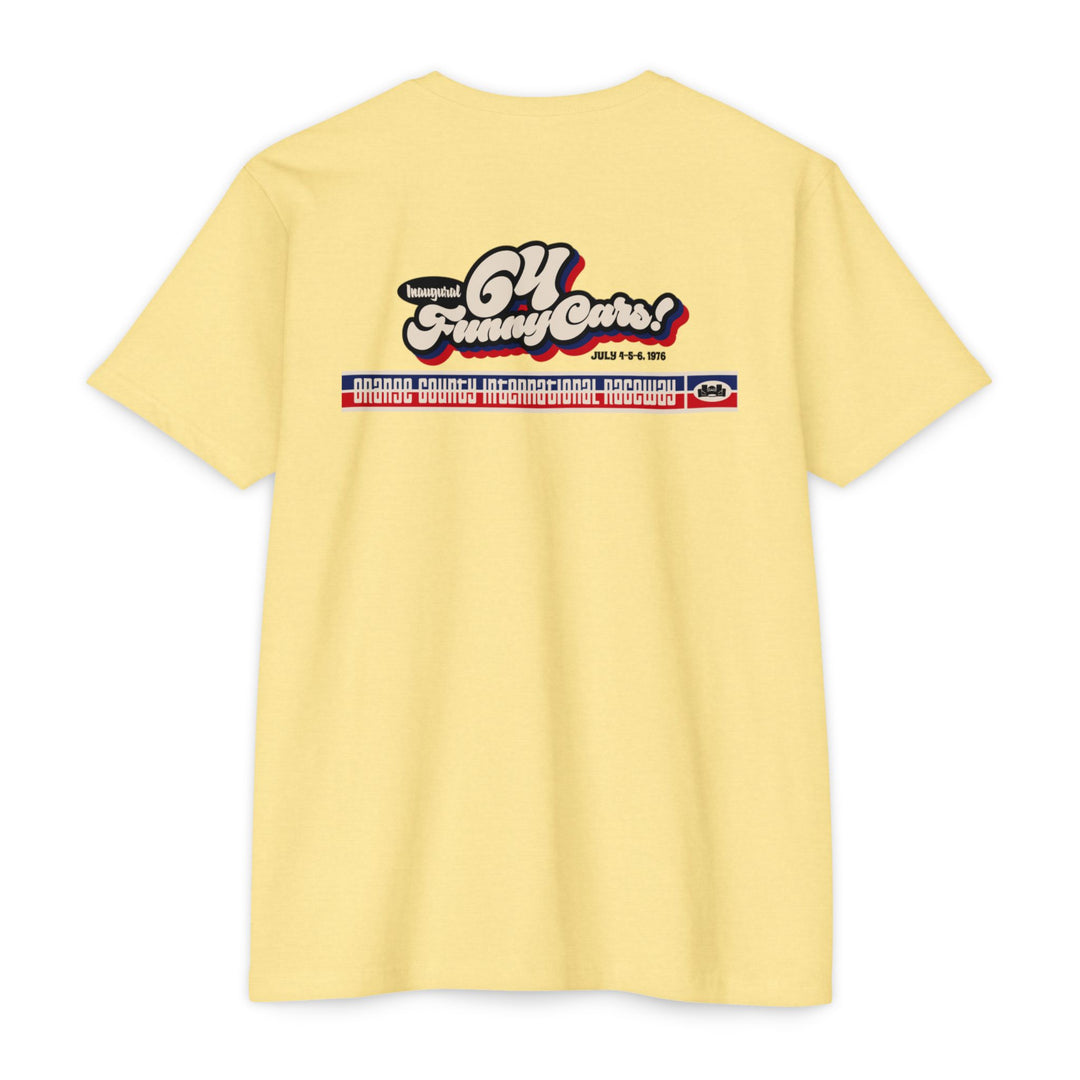 Revelry1 Vintage OCIR 64-Funny Car Race Jersey T-Shirt [Unisex]