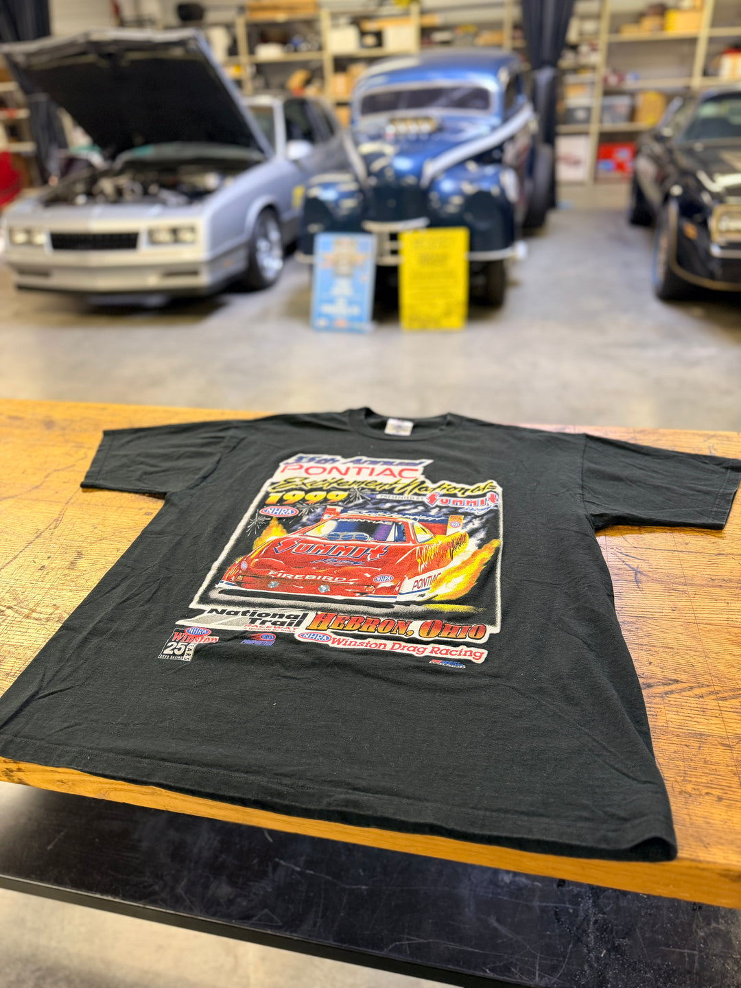 Vintage 1999 Pontiac Excitement Nationals NHRA T-Shirt (XL)