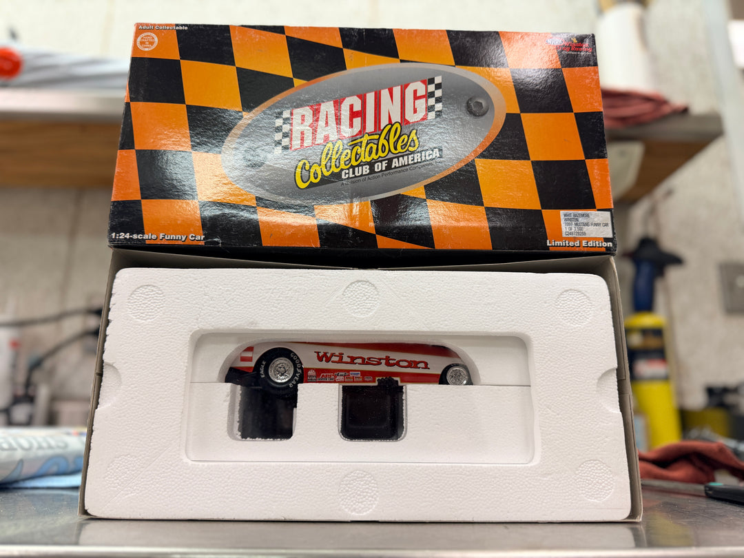 Whit Bazemore Winston 1997 Mustang Funny Car 1:24 Diecast – NHRA Action / RCCA 1 of 3500