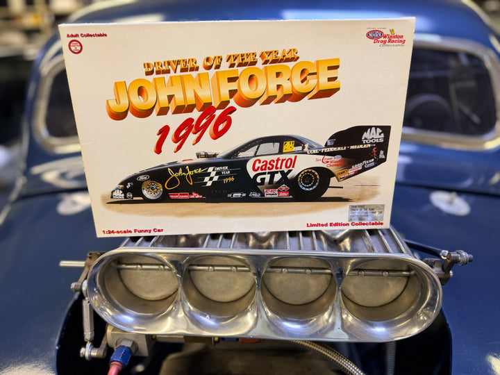 John Force 1996 Driver of the Year Ford Mustang Funny Car 1:24 Diecast – NHRA Collectible | 1 of 5004