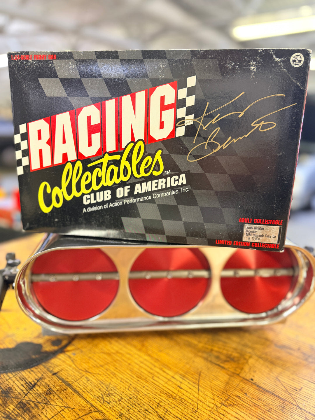Kenny Bernstein 1988 Budweiser King Oldsmobile Funny Car 1:24 Diecast | Autographed Box