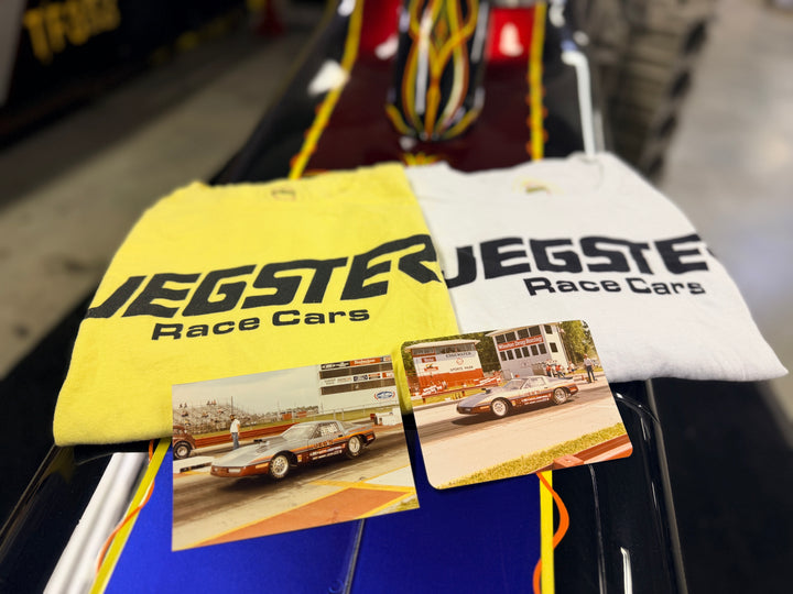 Revelry1 Vintage Jegster Race Cars T‑Shirt — Retro Motorsport Tee