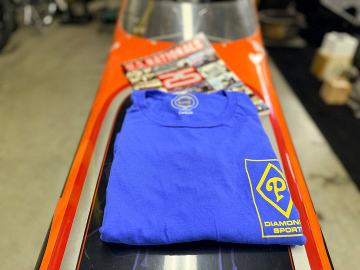 Vintage Diamond P Drag Racing Tee by Revelry1 – Unisex Softstyle Retro Motorsports Shirt