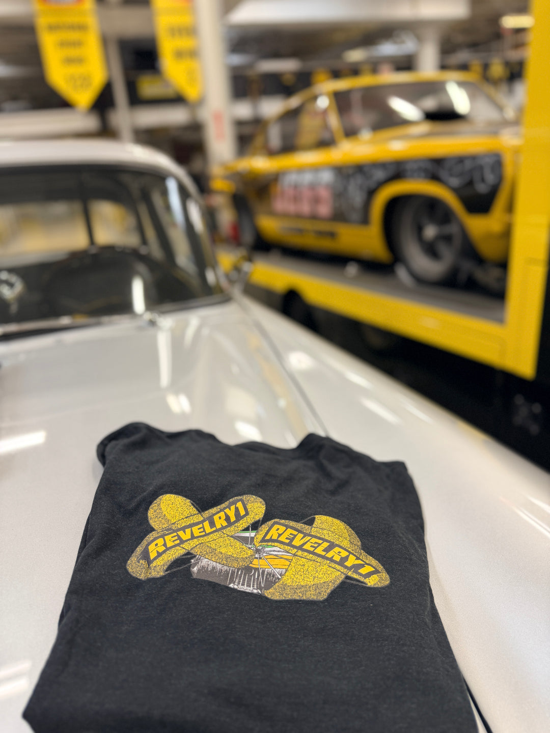 Revelry1 Retro 80s Fantastic Floppers Tee – Vintage Funny Car Drag Racing Shirt