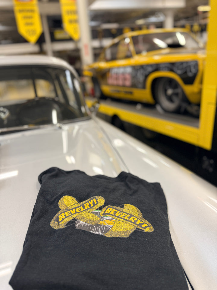Revelry1 Retro 80s Fantastic Floppers Tee – Vintage Funny Car Drag Racing Shirt
