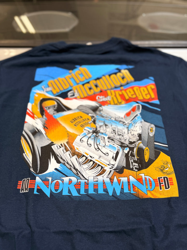 Albrich McCulloch & Krieger Northwind Top Fuel Dragster T-Shirt | Red Line Shirt Club