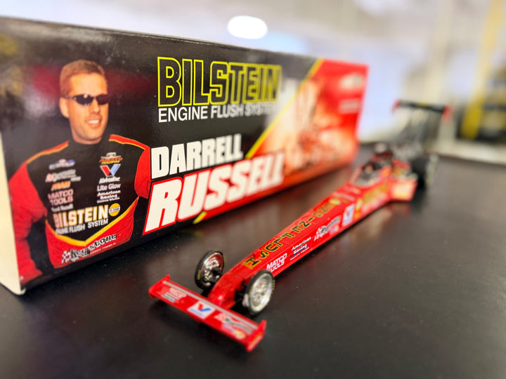 2002 Darrell Russell Bilstein Engine Flush Top Fuel Dragster 1:24 Diecast | Limited Edition Action Collectibles