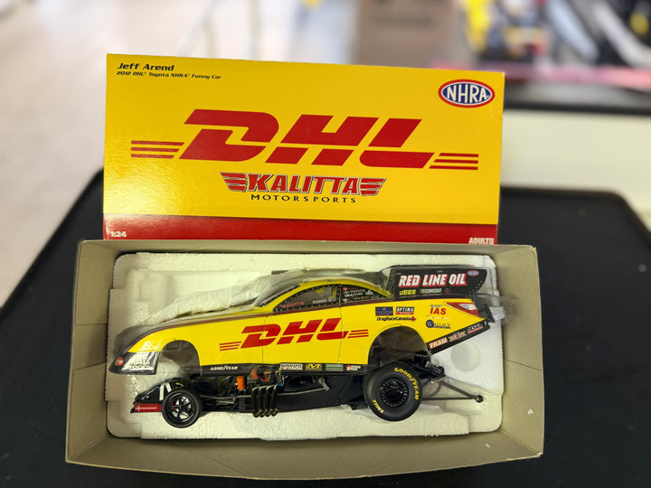 Jeff Arend DHL 2012 Toyota Funny Car 1:24 Scale Auto World Diecast – Limited Edition 1 of 750