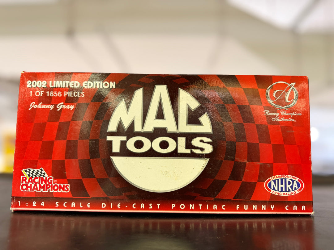 2002 Johnny Gray Checker Schuck's Kragen Funny Car 1:24 Diecast | Mac Tools Edition | Racing Champions