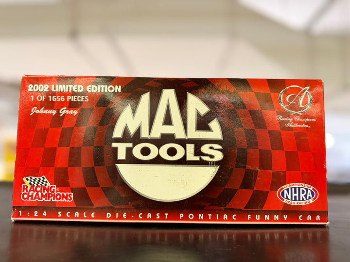 2002 Johnny Gray Checker Schuck's Kragen Funny Car 1:24 Diecast | Mac Tools Edition | Racing Champions