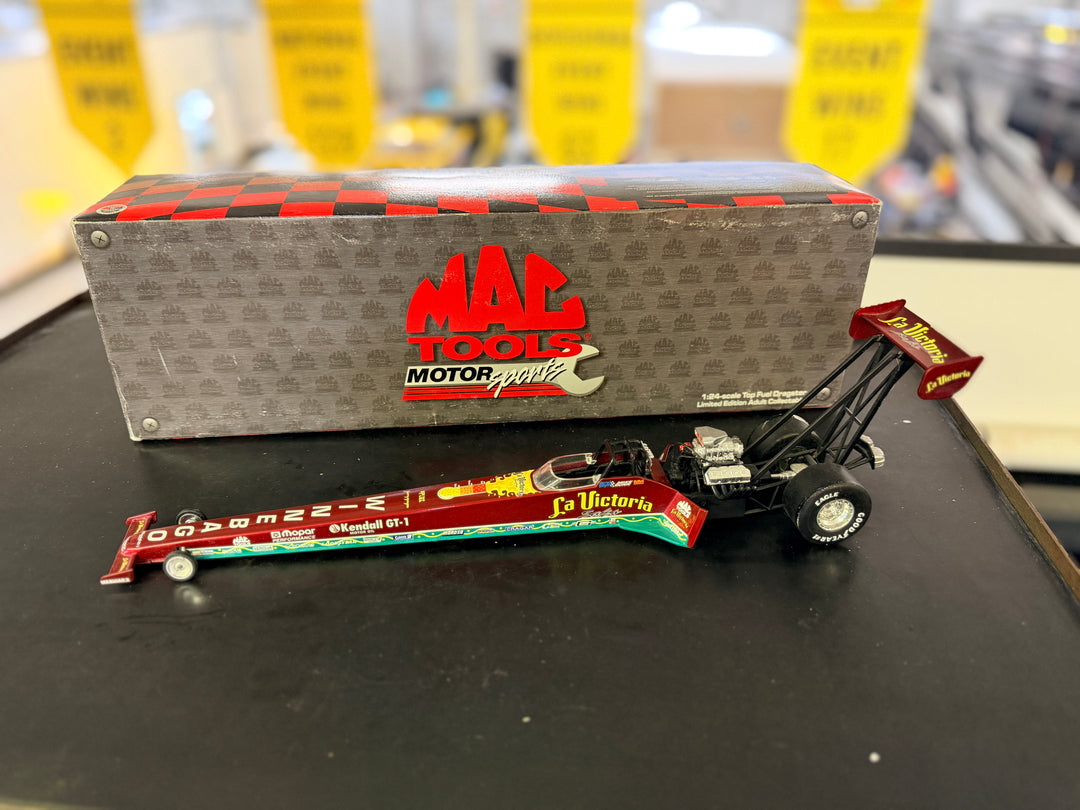 Darrell Gwynn & Mike Dunn La Victoria Salsa 1996 Top Fuel Dragster 1:24 MAC Tools