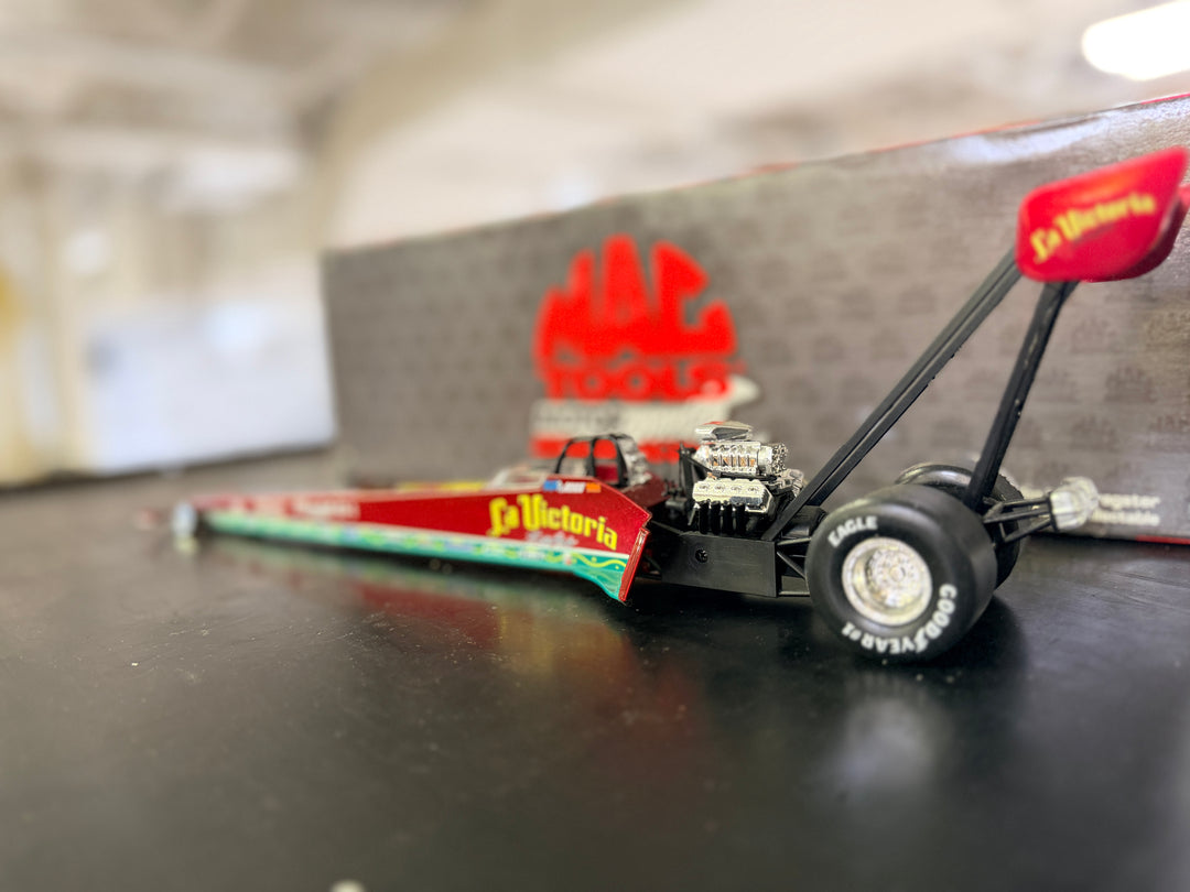 Darrell Gwynn & Mike Dunn La Victoria Salsa 1996 Top Fuel Dragster 1:24 MAC Tools