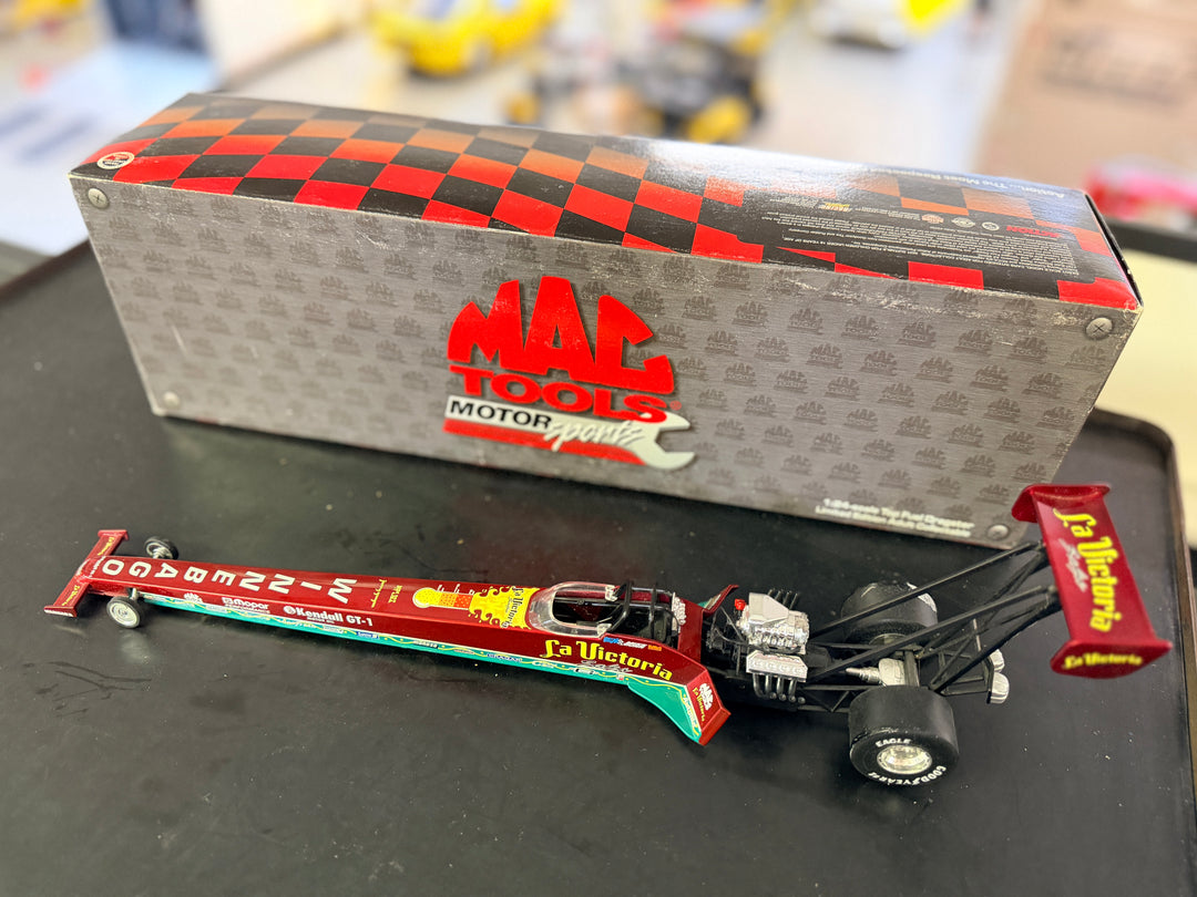 Darrell Gwynn & Mike Dunn La Victoria Salsa 1996 Top Fuel Dragster 1:24 MAC Tools