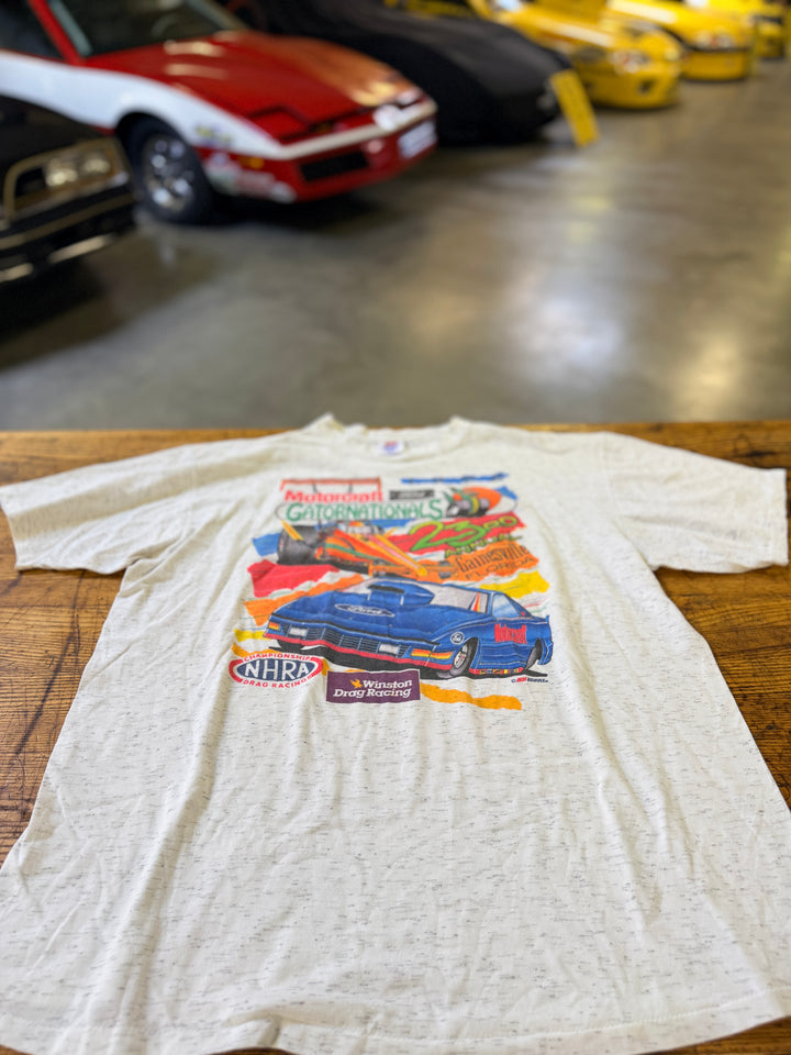 Vintage 1992 NHRA Motorcraft GatorNationals Single Stitch Tee XXL – Gainesville Drag Racing Shirt