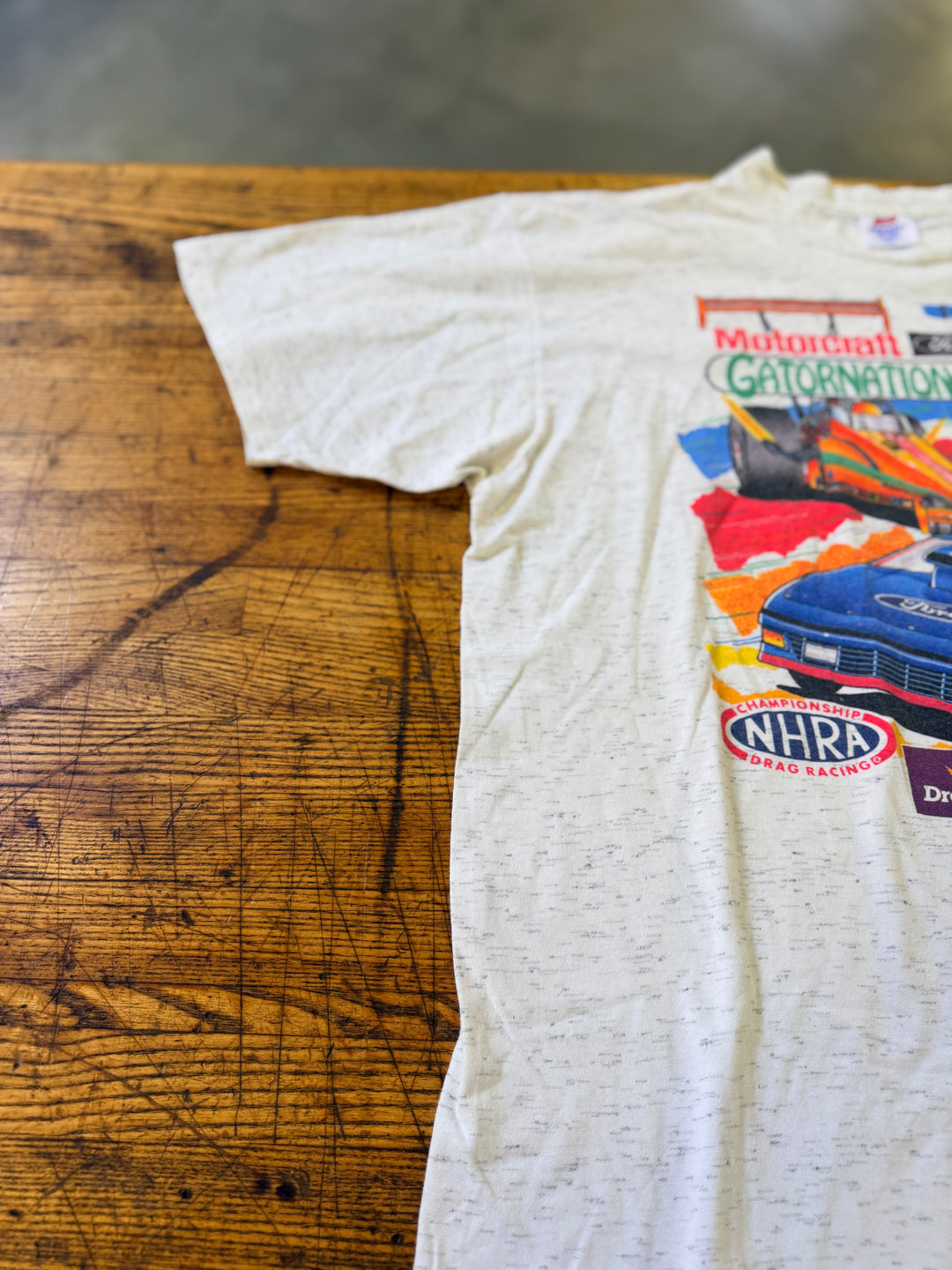 Vintage 1992 NHRA Motorcraft GatorNationals Single Stitch Tee XXL – Gainesville Drag Racing Shirt