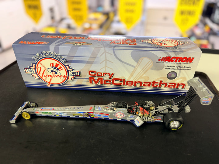 Cory McClenathan 2003 New York Yankees Top Fuel Dragster 1:24 Action NHRA Diecast