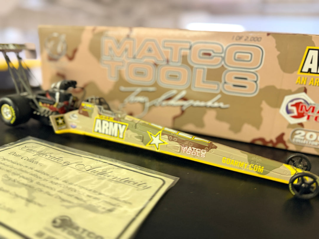Tony Schumacher Army Top Fuel Dragster 1:24 Racing Champions NHRA Diecast 1 of 2000