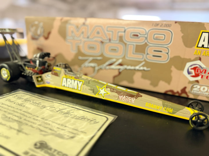 Tony Schumacher Army Top Fuel Dragster 1:24 Racing Champions NHRA Diecast 1 of 2000