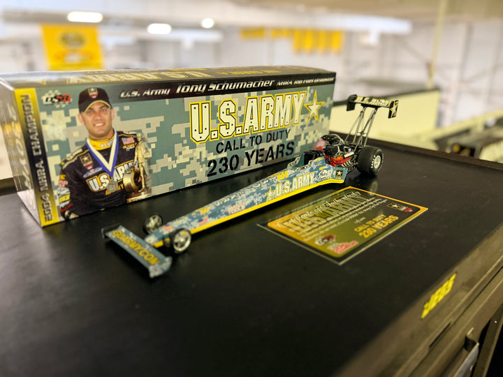 2004 Tony Schumacher U.S. Army Call to Duty 230 Years Top Fuel Dragster 1:24 Diecast | 1 of 1002 RC2