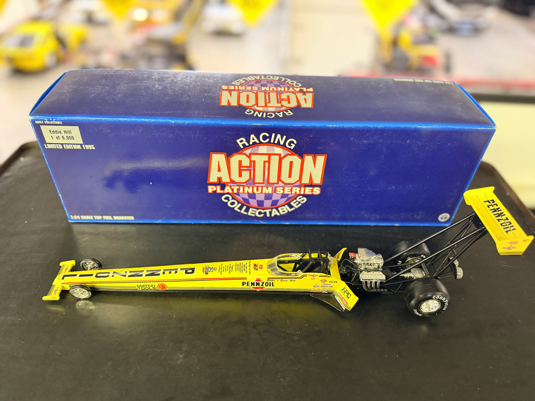Eddie Hill Pennzoil 1997 Top Fuel Dragster 1:24 Action ARC 1 of 6,000