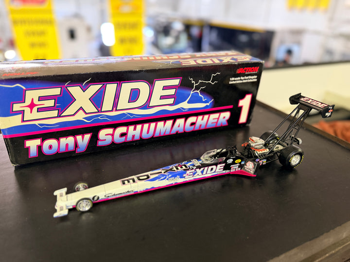 Tony Schumacher Exide Batteries 2000 Top Fuel Dragster 1:24 Action Diecast